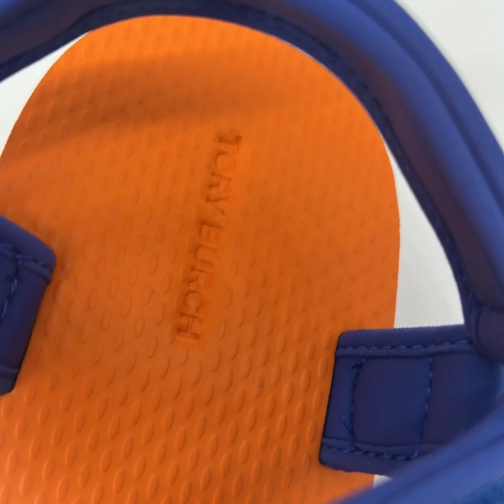 Tory Burch NWB Sport EVA STRAPPY SANDAL Perfect Navy / Chipotle Spice